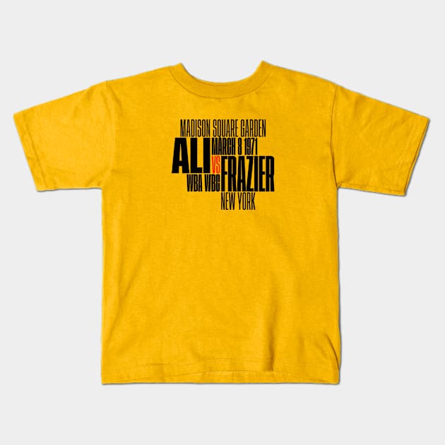 Ali vs. Frazier / 2 Kids T-Shirt by attadesign